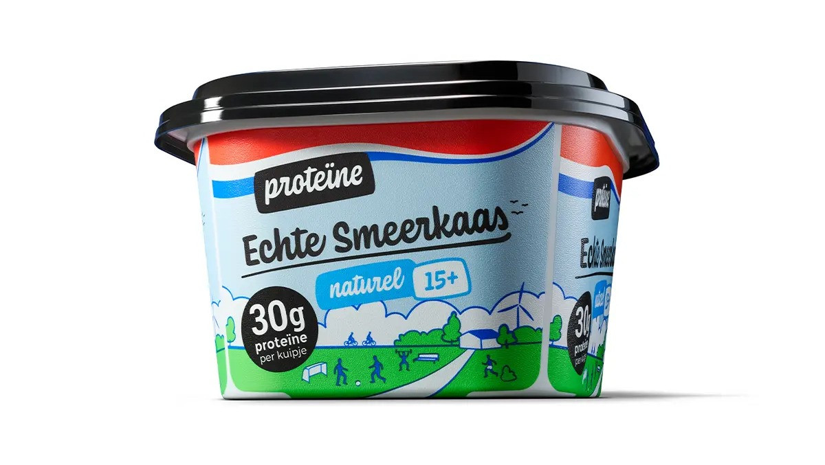 Echte Smeerkaas met proteïne: meer eiwitten, minder zout en vet