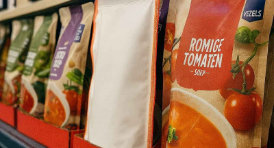 Circular soup packaging close to production