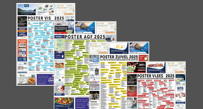 Poster Vlees, Vis, AGF en Zuivel