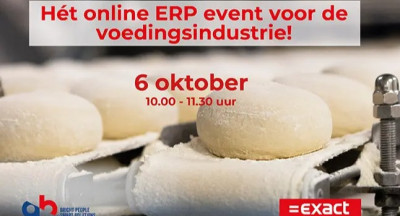 6 oktober: ERP-event voor de voedingsindustrie